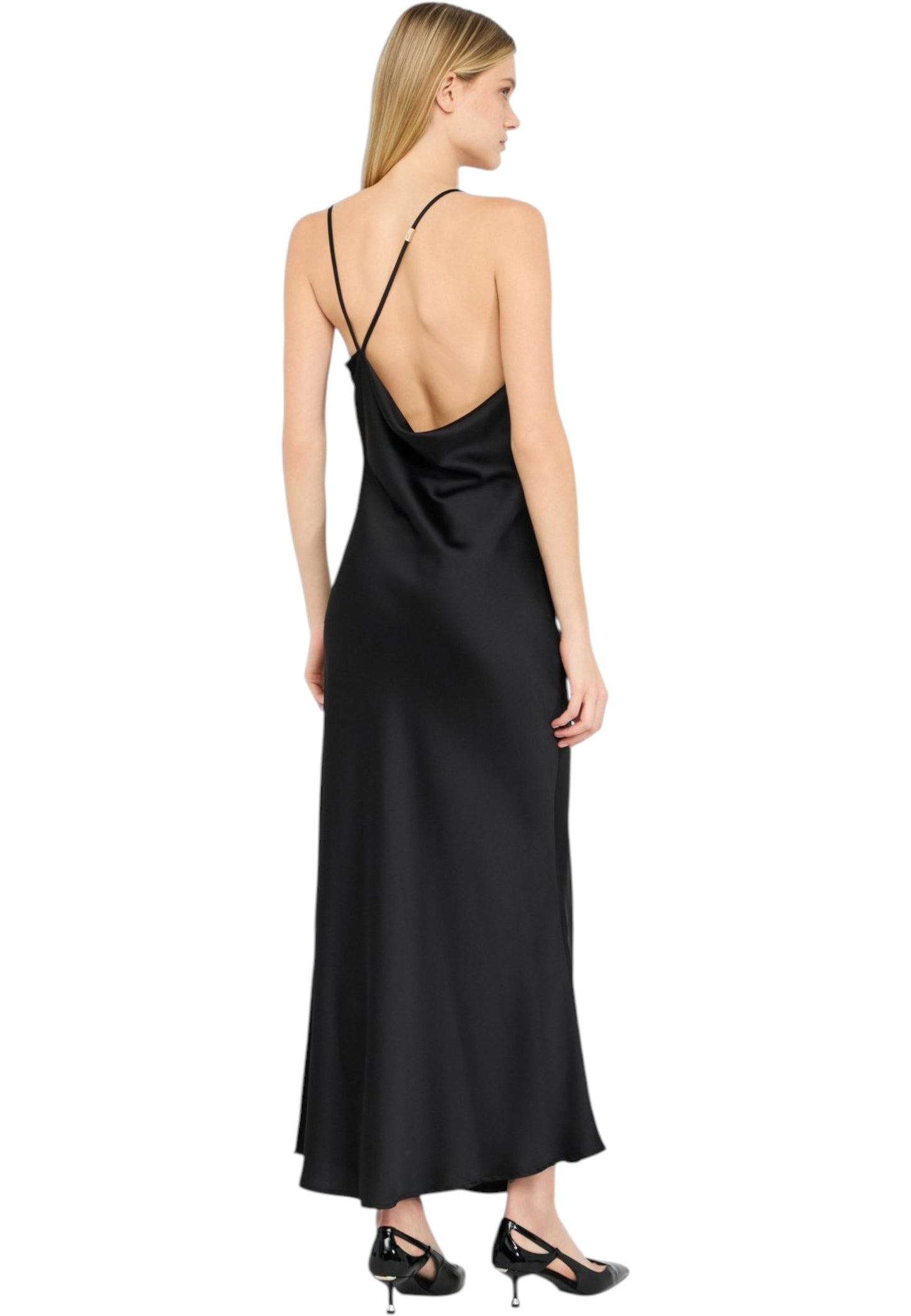Vestito Lungo Donna Liu Jo Con Spacco CF5090T2956