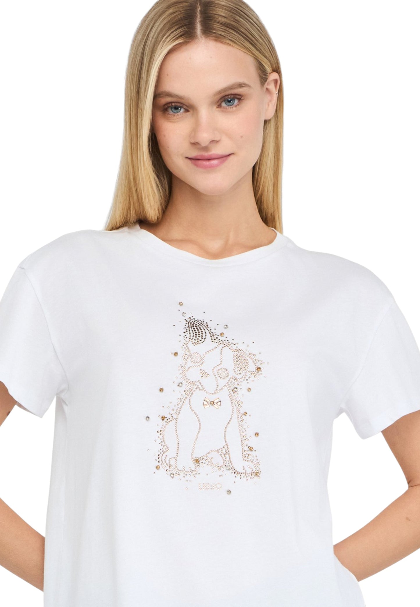 T-Shirt Manica Corta Donna Liu Jo Dog Fashion MF5412JS923