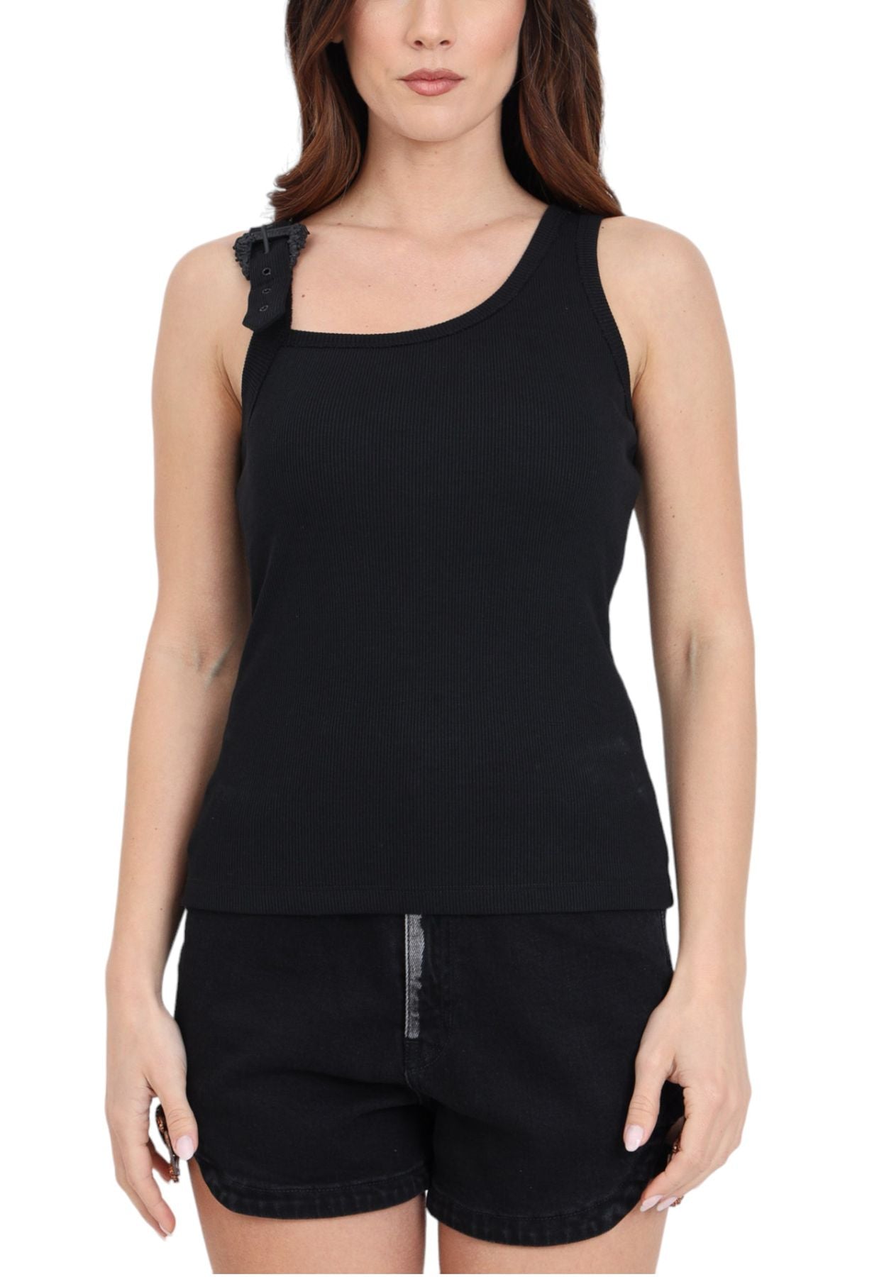 Top Donna Versace Jeans Couture Buckle 76HAM625J0004