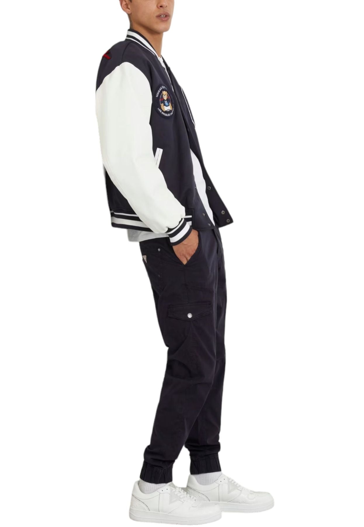 Pantaloni Cargo Uomo Guess New Kombat M4RB17WFYSA