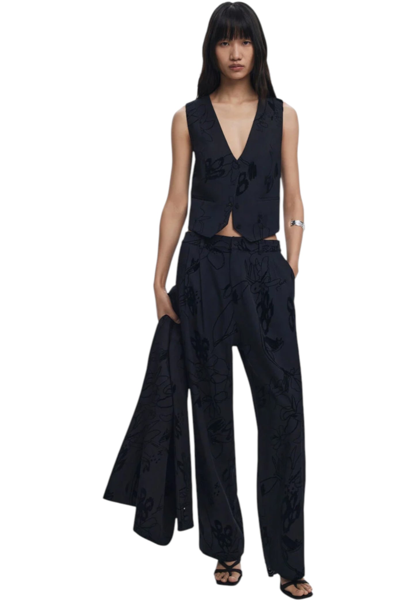 Pantaloni Donna Desigual Pant Flock 25WWPW05