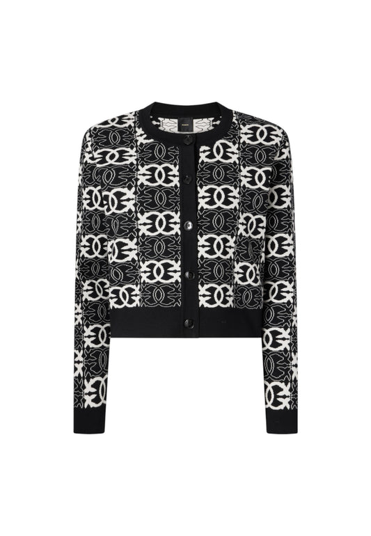 Cardigan  Donna Pinko Con logo Allover Found Someone 106043A2YD