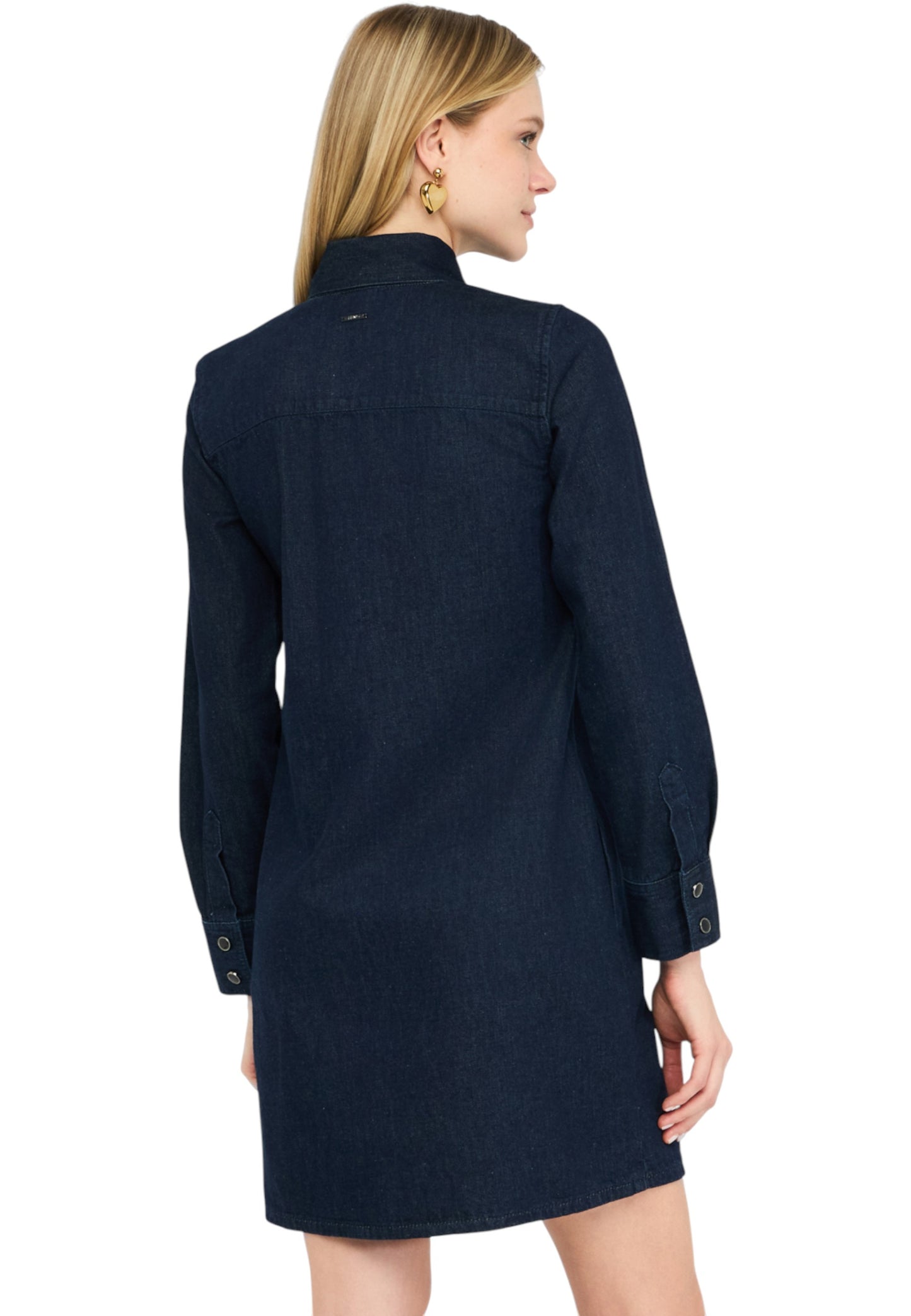 Vestito Corto Donna Liu Jo Chemiser In Denim UF5214D0284