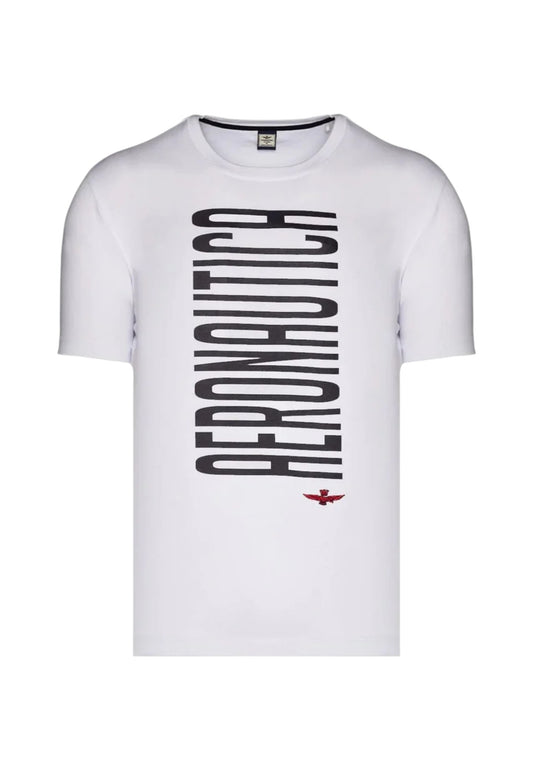 T-Shirt Manica Corta Uomo Aeronautica Militare Con Logo Ricamato  221TS1932J469