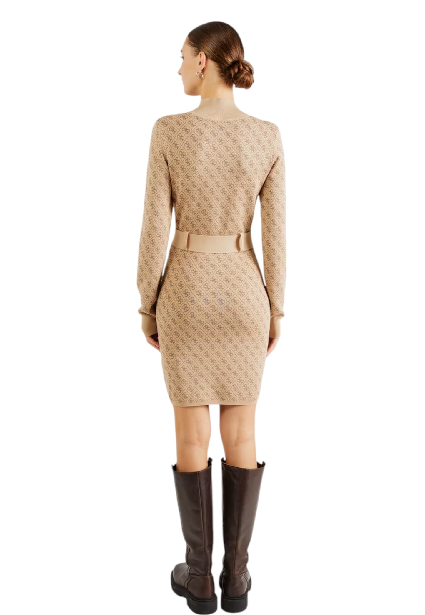 Vestito Corto Donna Guess Con Cintura Lise 4G W4BK43Z37K0