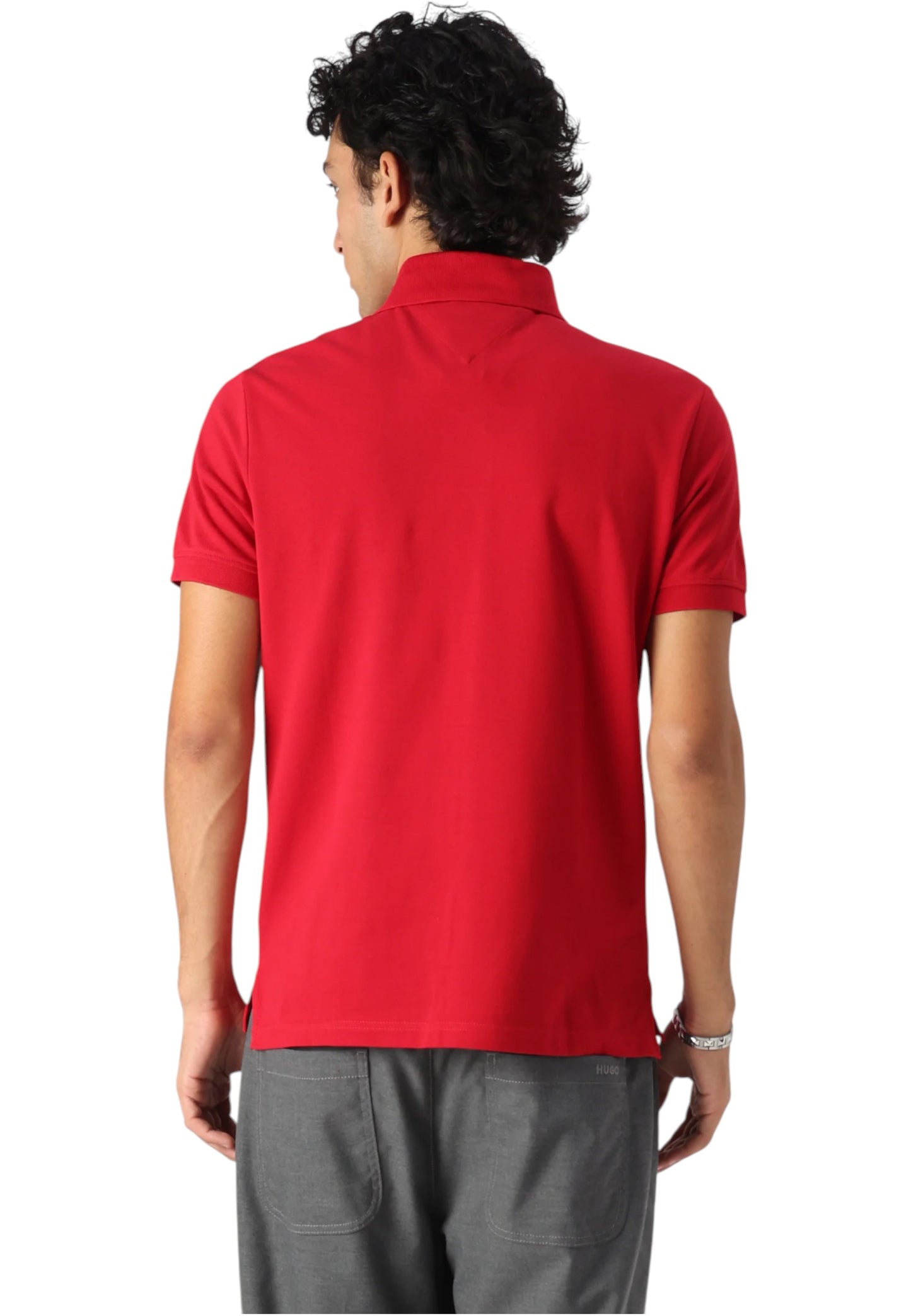 Polo Manica Corta Uomo Tommy Hilfiger  Hilfiger Chest Insert