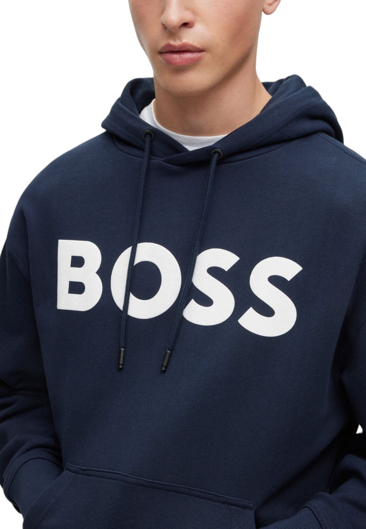 Felpa Con Cappuccio Uomo Boss WebasicHood 50487134