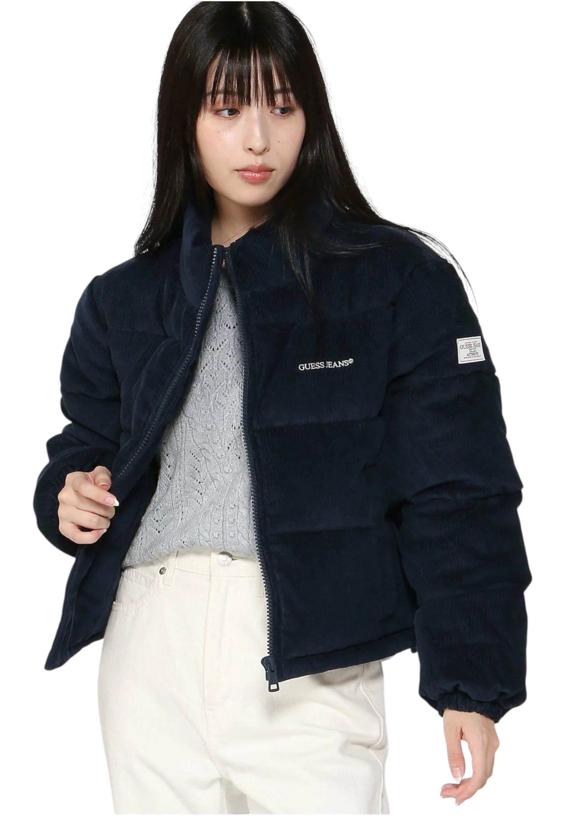 Piumino Donna Guess Gj Cropped Puffer: Stile Unico e Comfort