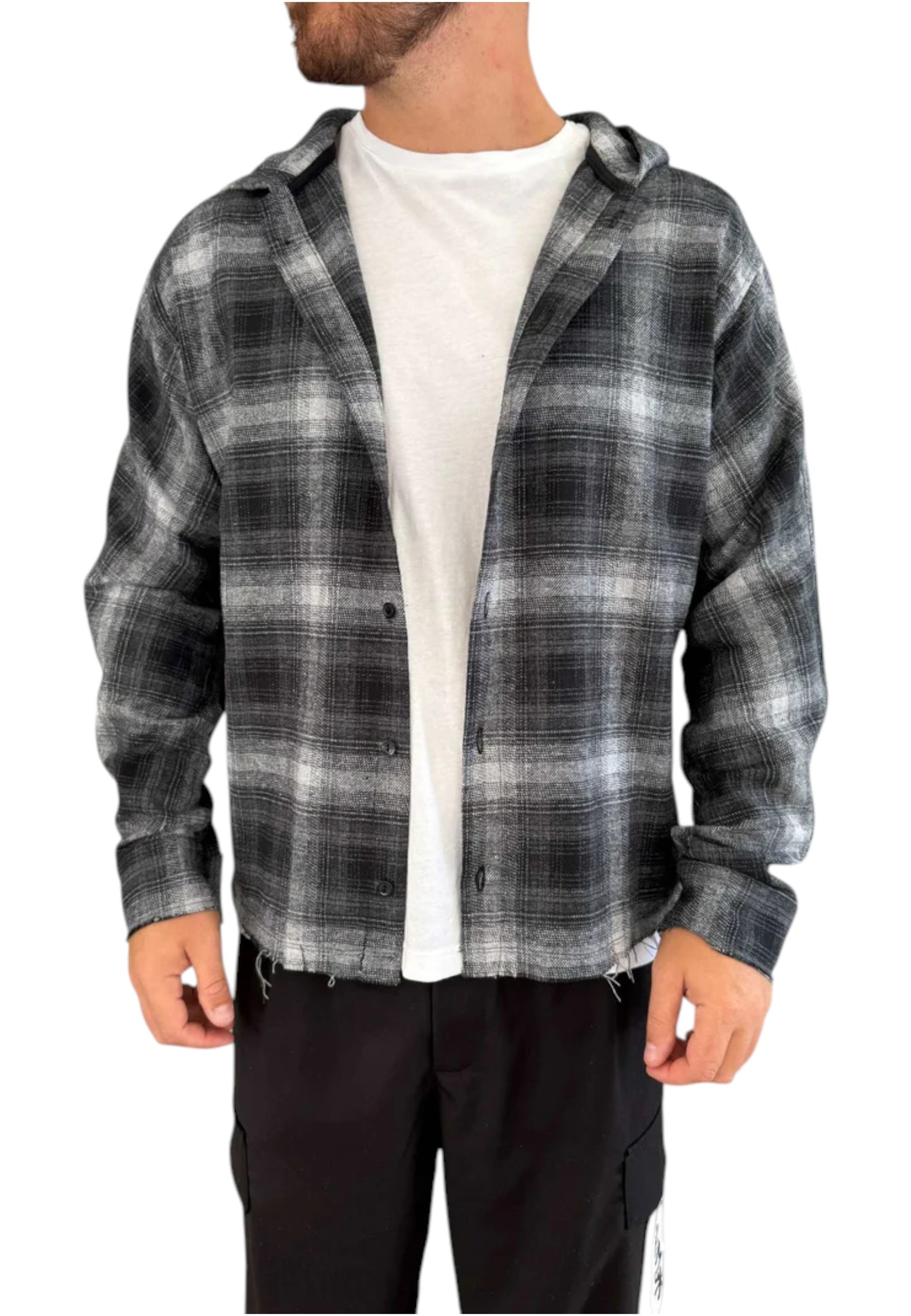 Camicia Manica lunga Uomo Disclaimer 25IDS55108