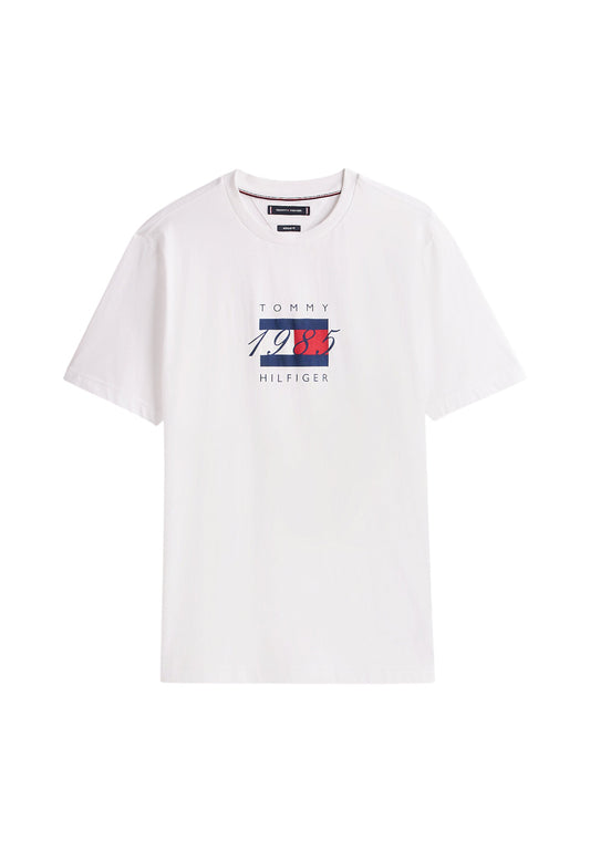 T-Shirt Manica Corta Uomo Tommy Hilfiger  Linear Flag Graphic MW0MW41338