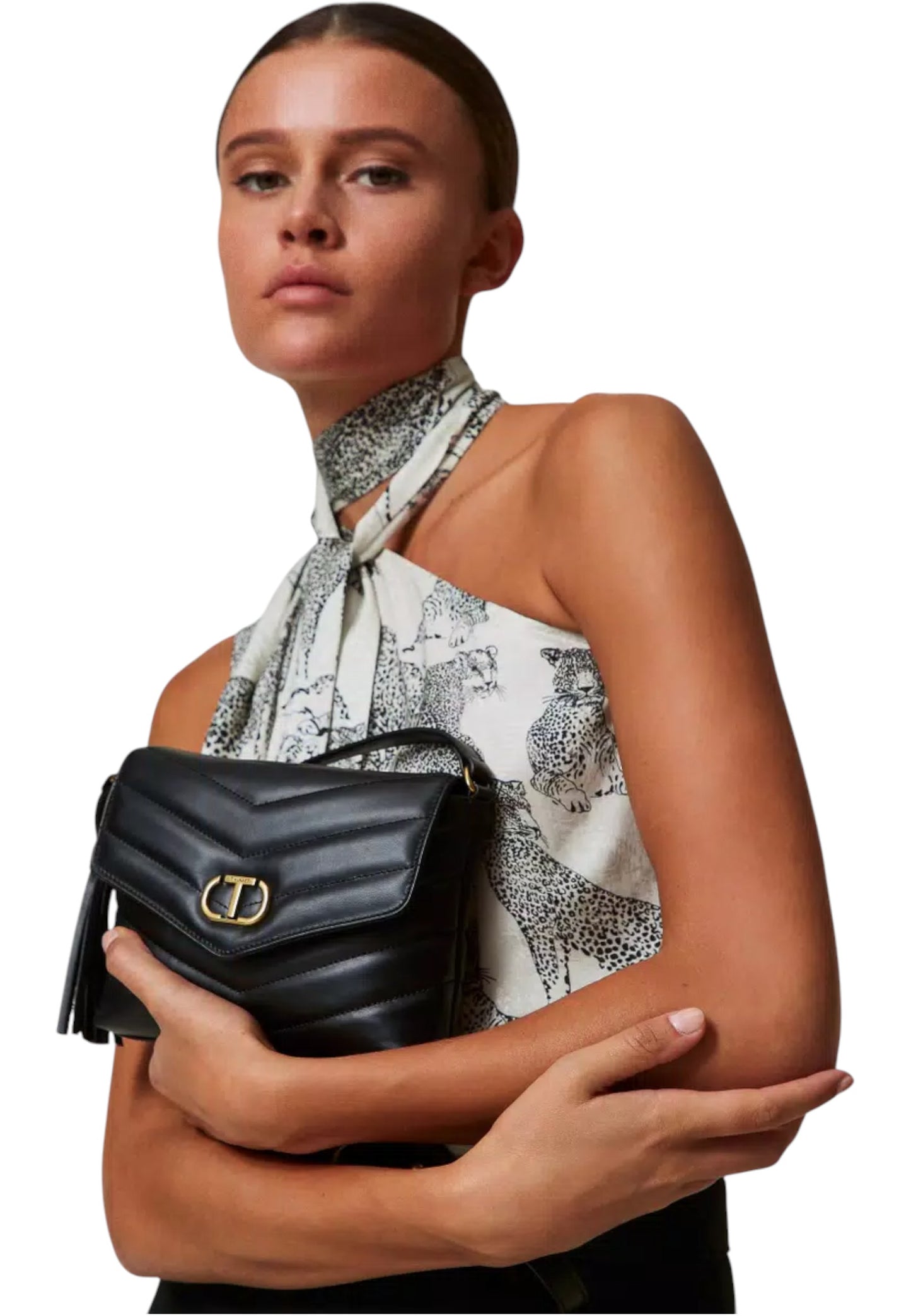 Borsa A Tracolla Donna Twinset Piccola Trapuntata In Pelle Dreamy 242TB7191