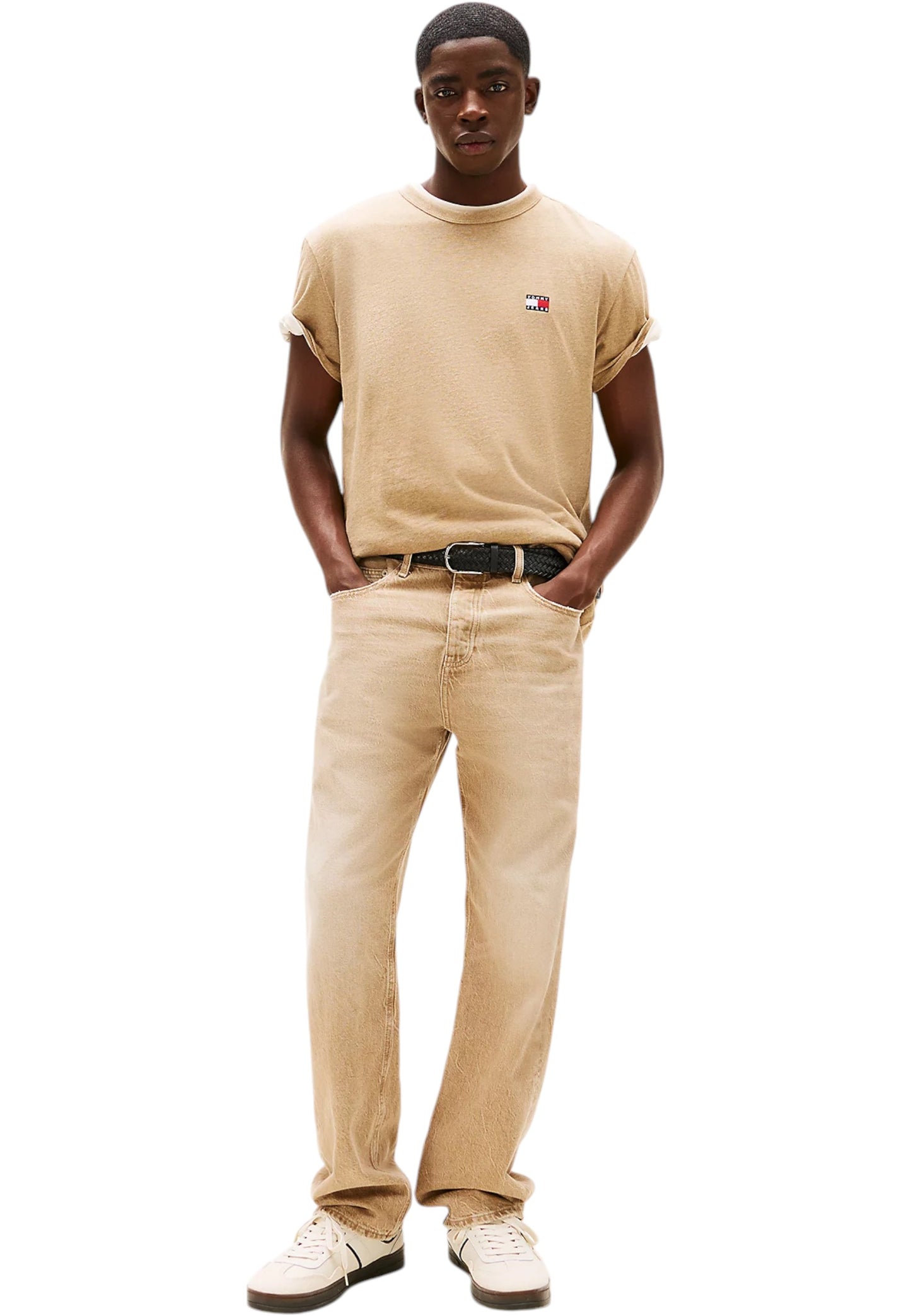 T-Shirt Manica Corta Uomo Tommy Jeans  Tjm Reg Badge Ex