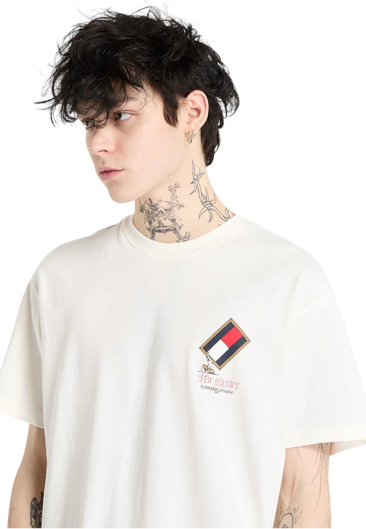 T-Shirt Manica Corta Uomo Tommy Jeans  Tjm Rlx Novelty 1