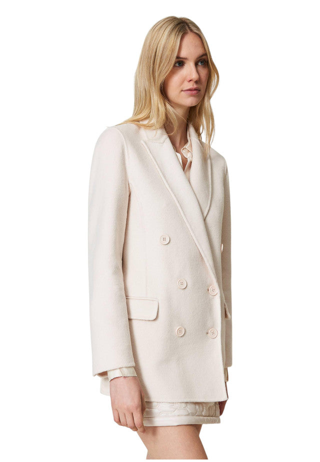 Giacca Invernale Donna Twinset Caban Doppio Petto 242TP2063