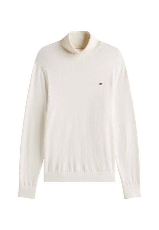 Maglione Collo Alto Uomo Tommy Hilfiger Organic Cotton Cashmere Pima MW0MW28048