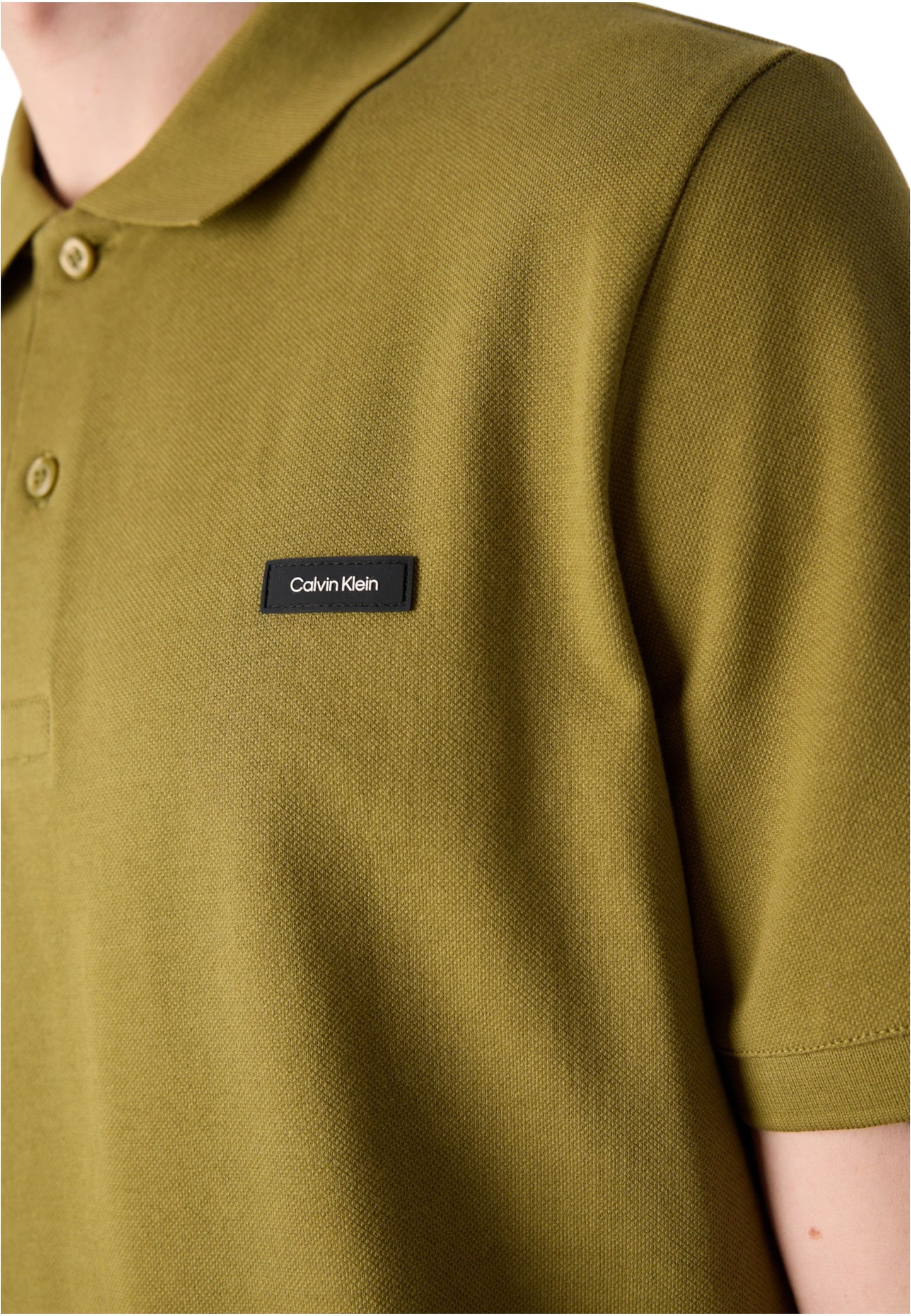 Polo Manica Corta Uomo Calvin klein  Stretch Pique Slim