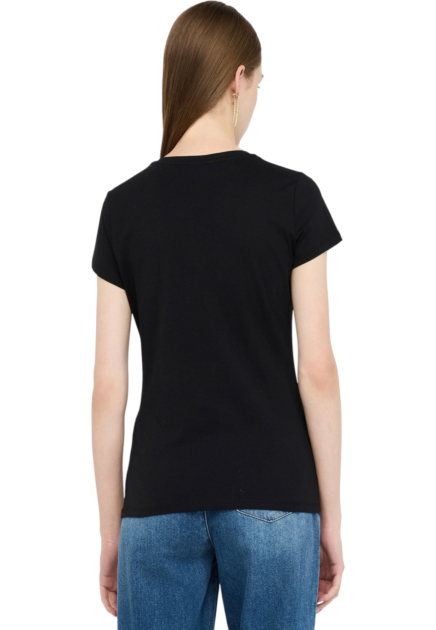 T-Shirt Manica Corta Donna Liu Jo Lj Angels Patte MF5456JS923