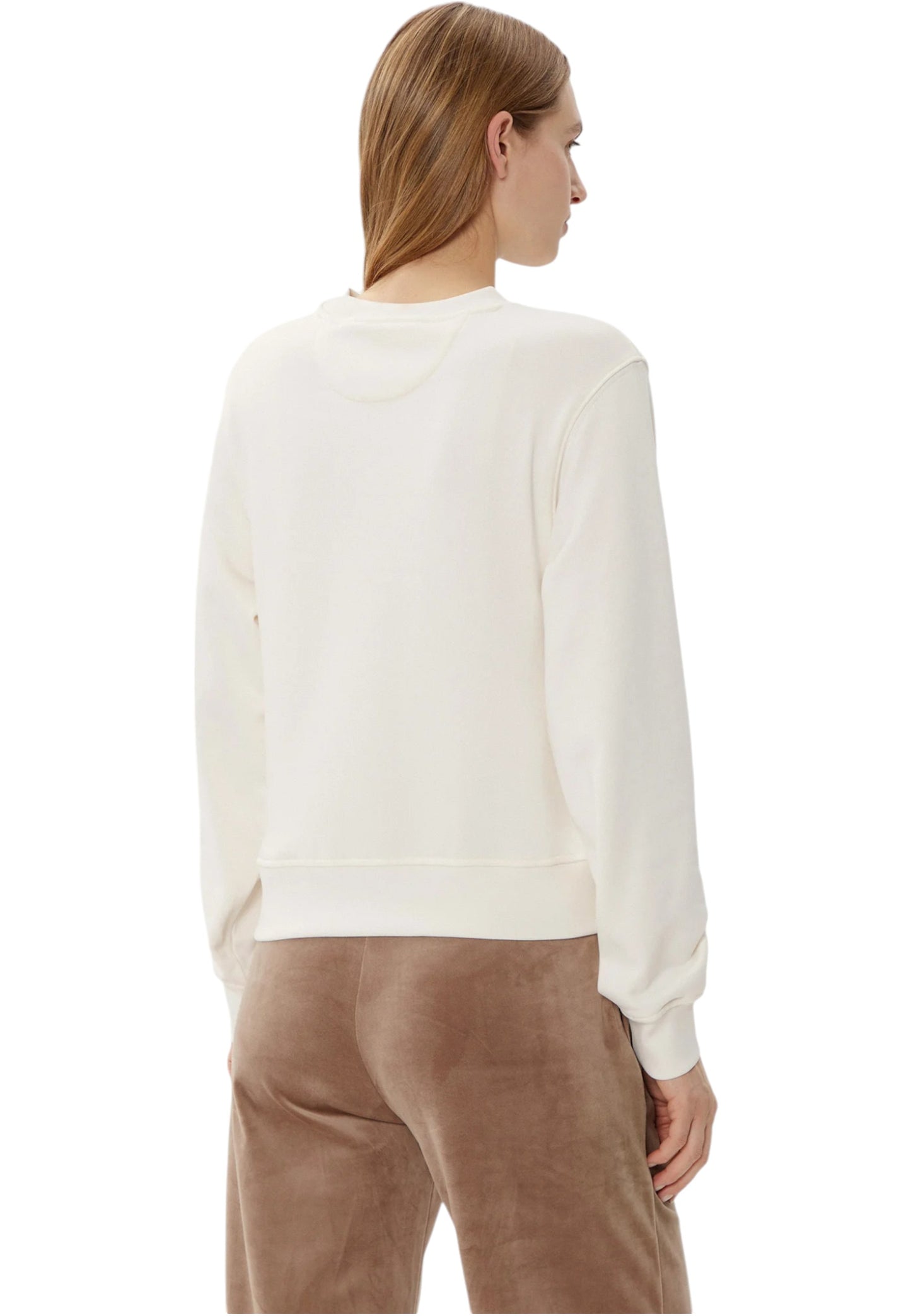 Felpa A Girocollo Donna Guess Peony Logo