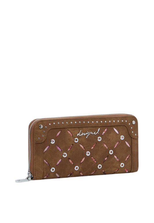 Portafoglio Con Portamonete Donna Desigual  Mone Yankee Fionacamel 25WAYP34