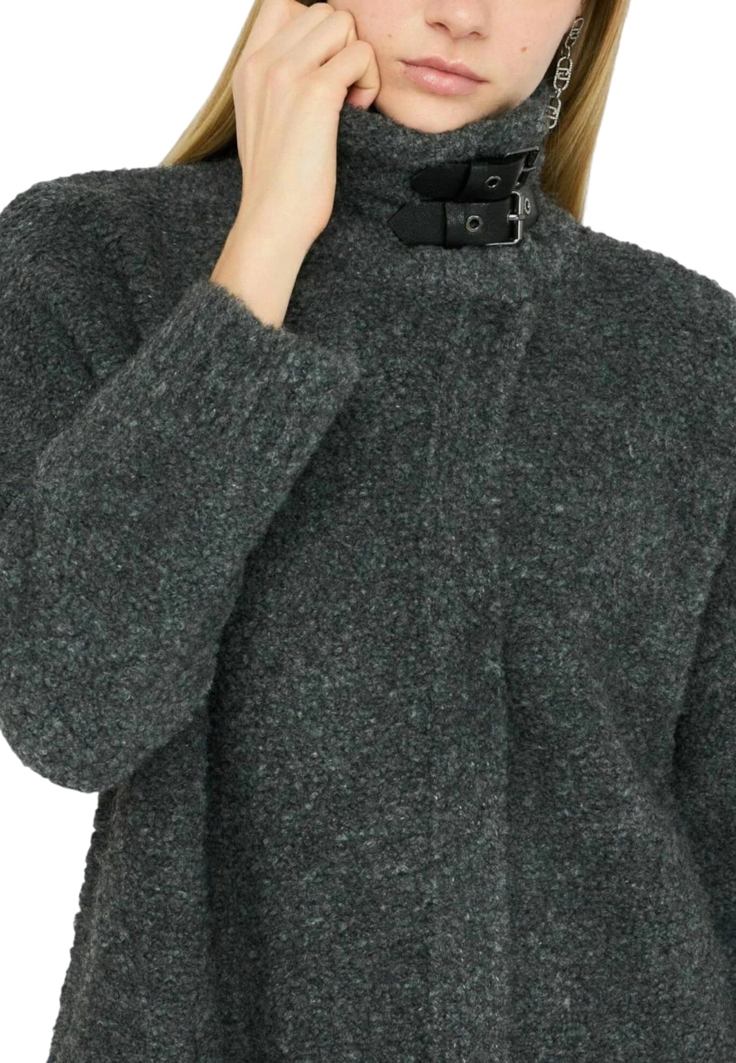 Cappotto  Donna Liu Jo In Maglia Boucle'  MF5441MA50P