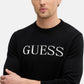 Maglia A Girocollo Uomo Guess  Kane Shaded Logo M6RR19Z4451