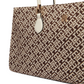 Borsa A Spalla Donna Tommy Hilfiger Satchel Jacquard Th Grace AW0AW18754