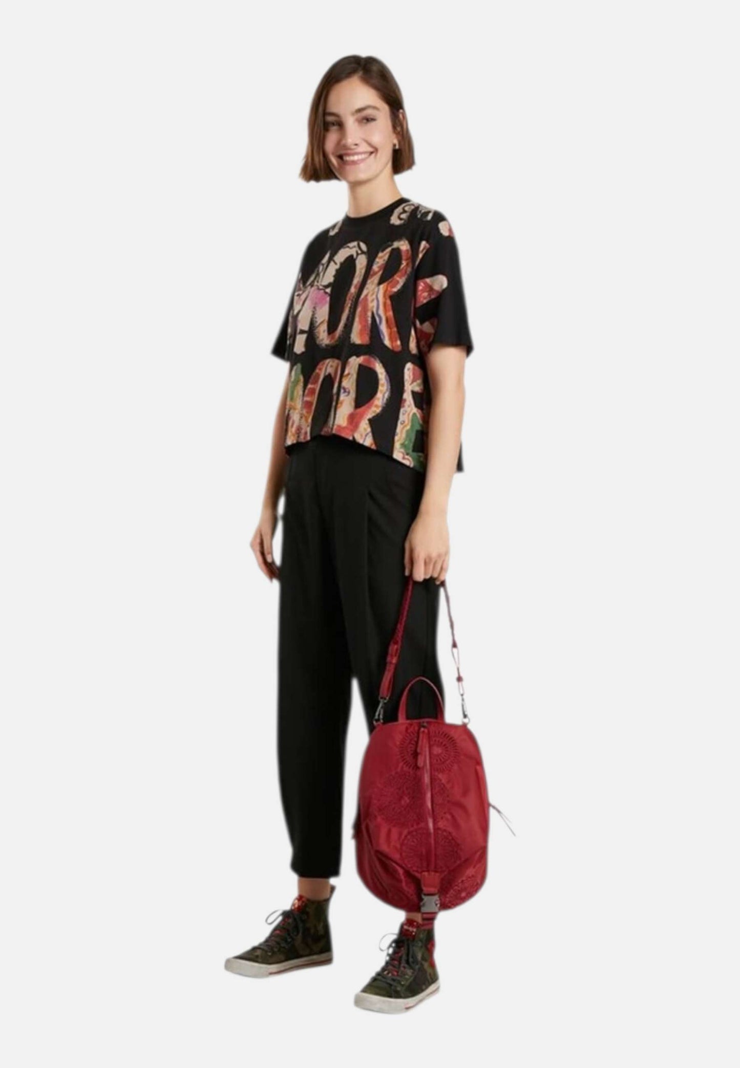 T-Shirt Manica Corta Donna Desigual   21WWTK97