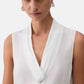 Top  Donna Liu Jo Scollo A V In Georgette  CA6284T2578