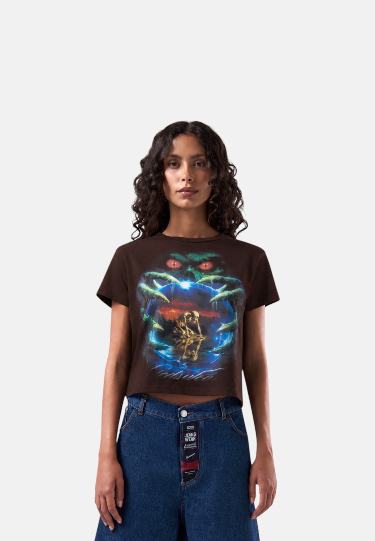 T-Shirt Manica Corta Donna Gcds   C2WBQC182J110