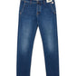 Jeans Slim Fit Uomo Roy Roger's Vita media, vestibilit� slim, tasche anteriori all�americana, due tasche posteriori, chiusura con bottoni logati, impunture a contrasto New Elias RRU006D0212530