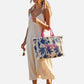 Borsa A Mano Donna Pashbag Tote Beach Birdie