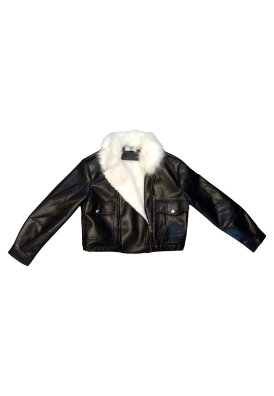 Giacca In Pelle Sintetica Donna Glamorous   KA7168