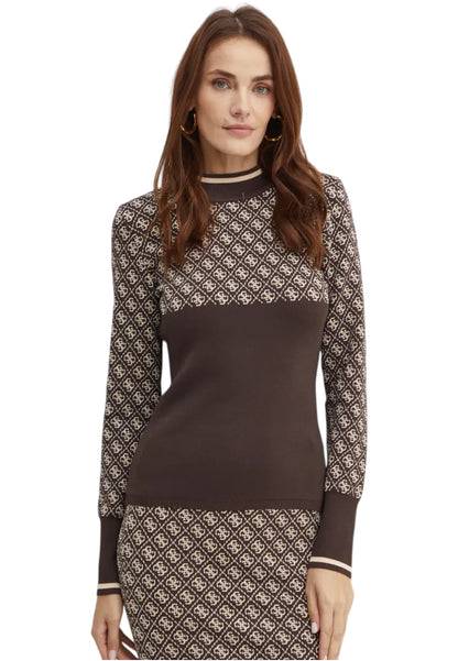 Maglione Collo Alto Donna Guess  Aubrey 4G W5BR24Z3JD2