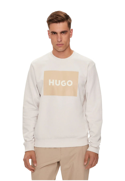 Felpa A Girocollo Uomo Hugo Regular Fit Duragol 50467944