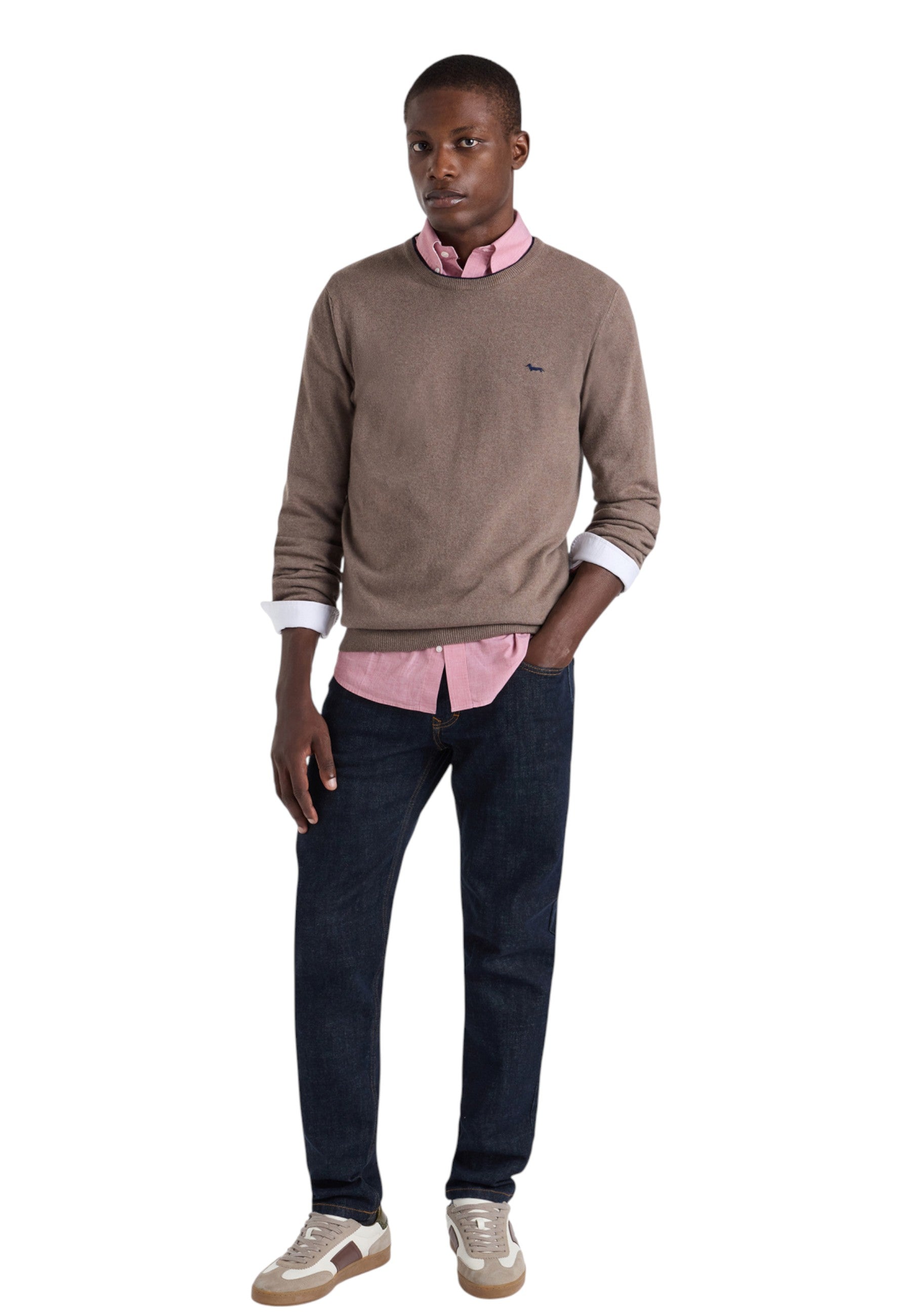 Maglione A Girocollo Uomo Harmont & Blaine Basic In Misto Cashmere  HRP007030187
