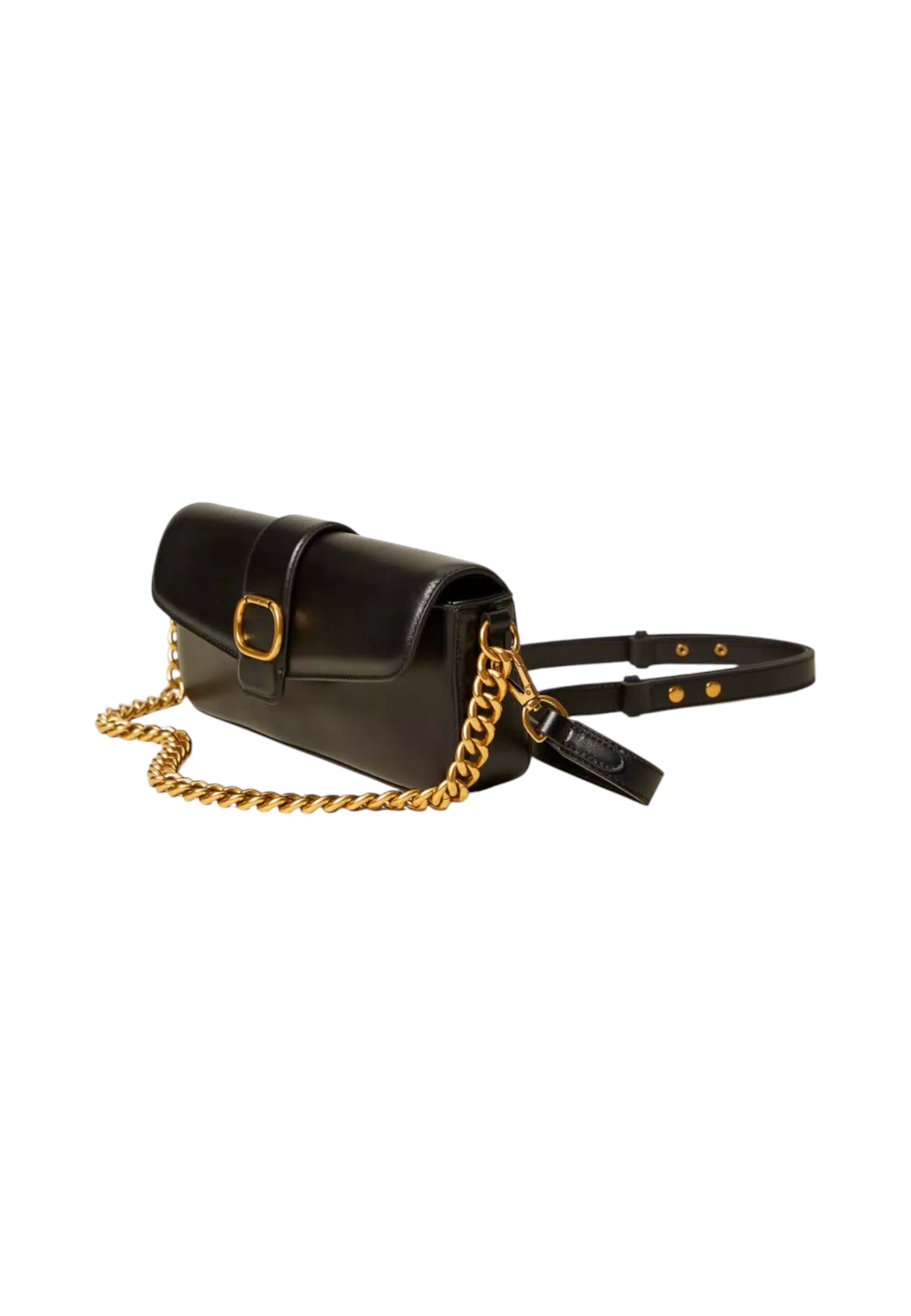Borsa A Tracolla Donna Twinset In Pelle Con Patta E Catena  252TD836A