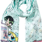 Foulard  Donna Braccialini 90cm x 90cm Powerpuff Girls PPGFR03XX