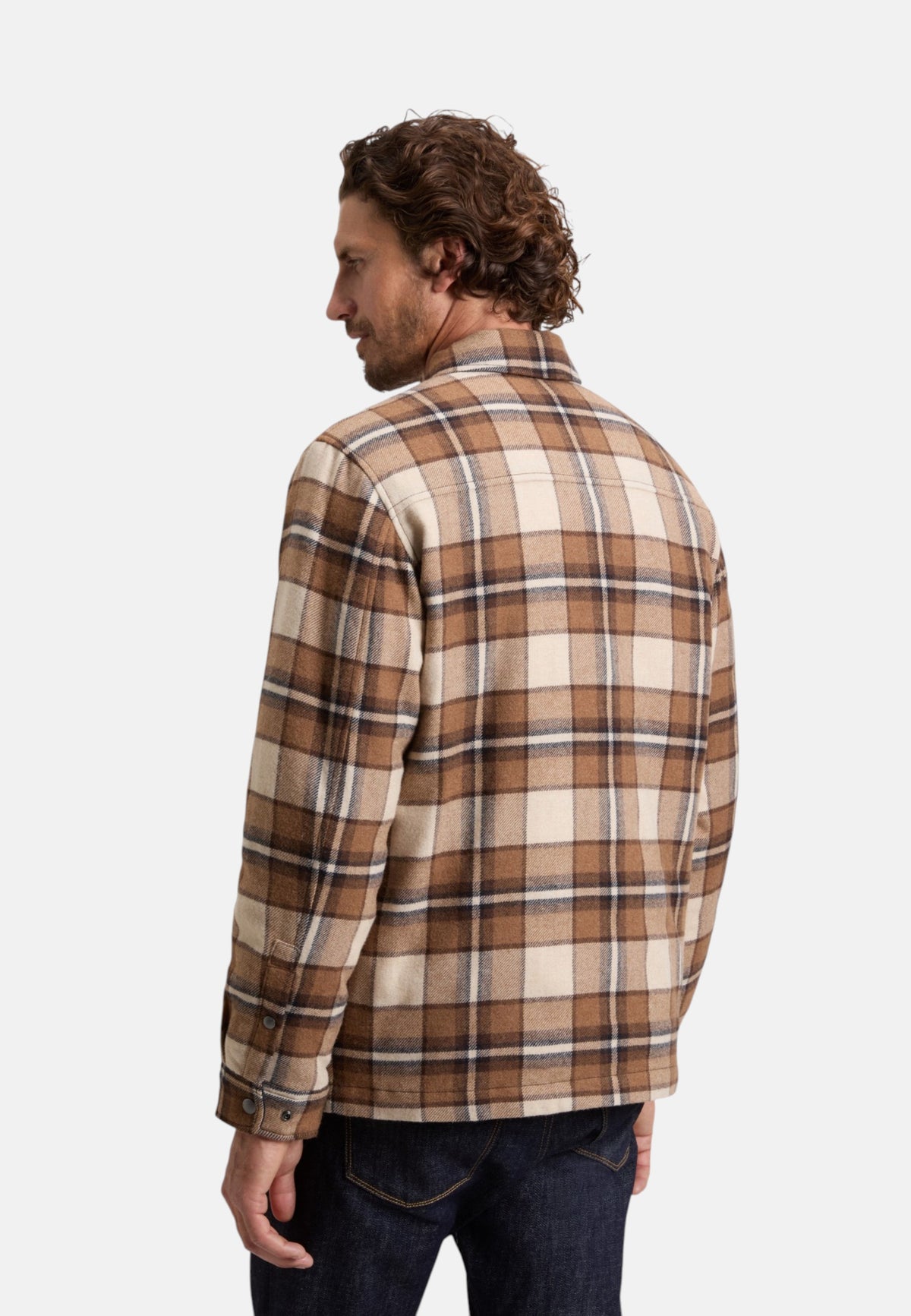 Giacca Invernale Uomo Woolrich  Wool Check Alaskan CFWOOS2018MBUT3046