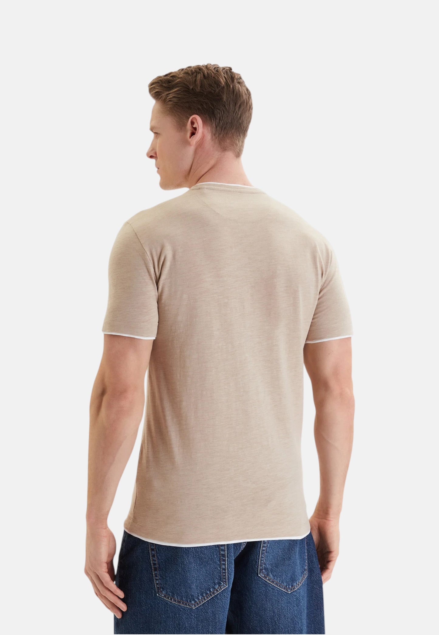 T-Shirt Manica Corta Uomo Guess  Double Layer F6GI06K6XN4