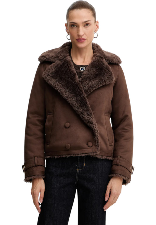 Giacca Invernale Donna Liu Jo Con Pelliccia Sintetica  MF5334E0911