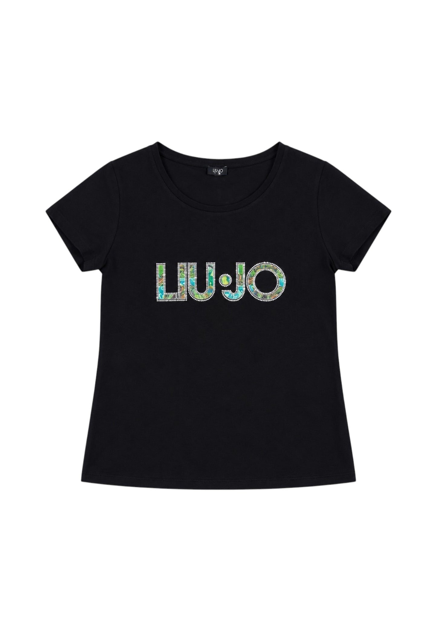 T-Shirt Manica Corta Donna Liu Jo Cachemire Water Eco Line VA6169JS003