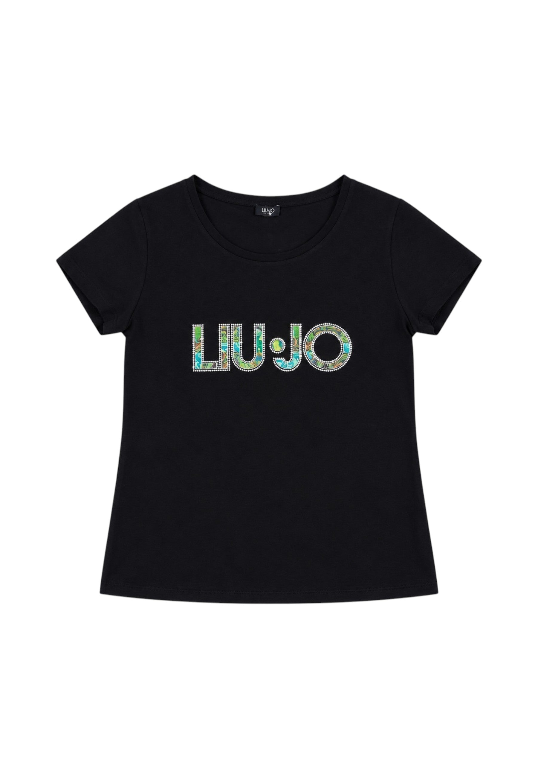 T-Shirt Manica Corta Donna Liu Jo Cachemire Water Eco Line VA6169JS003