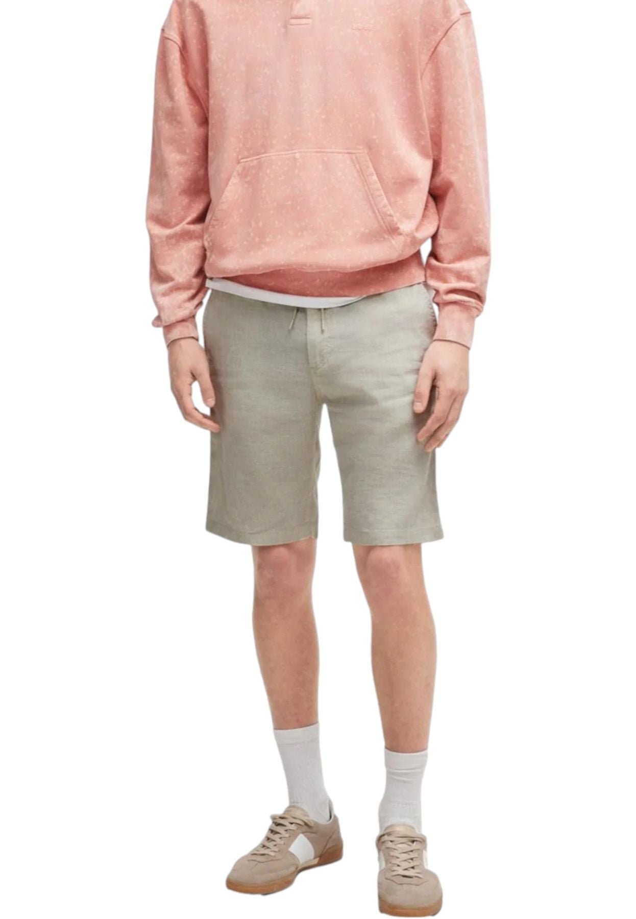 Pantaloncini Chino Uomo Boss Tapered Fit  50513027