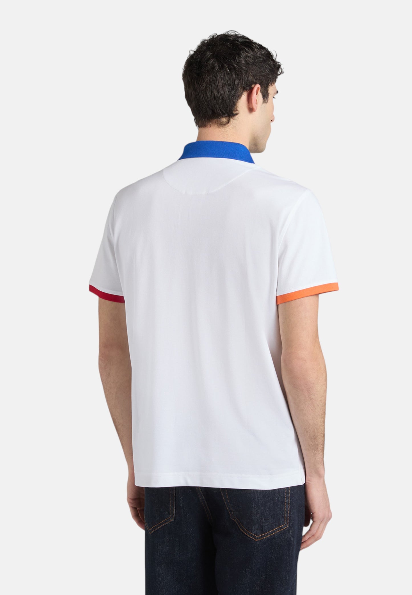 Polo Manica Corta Uomo Harmont & Blaine Con Collo E Orli A Contrasto  LRQ417020862