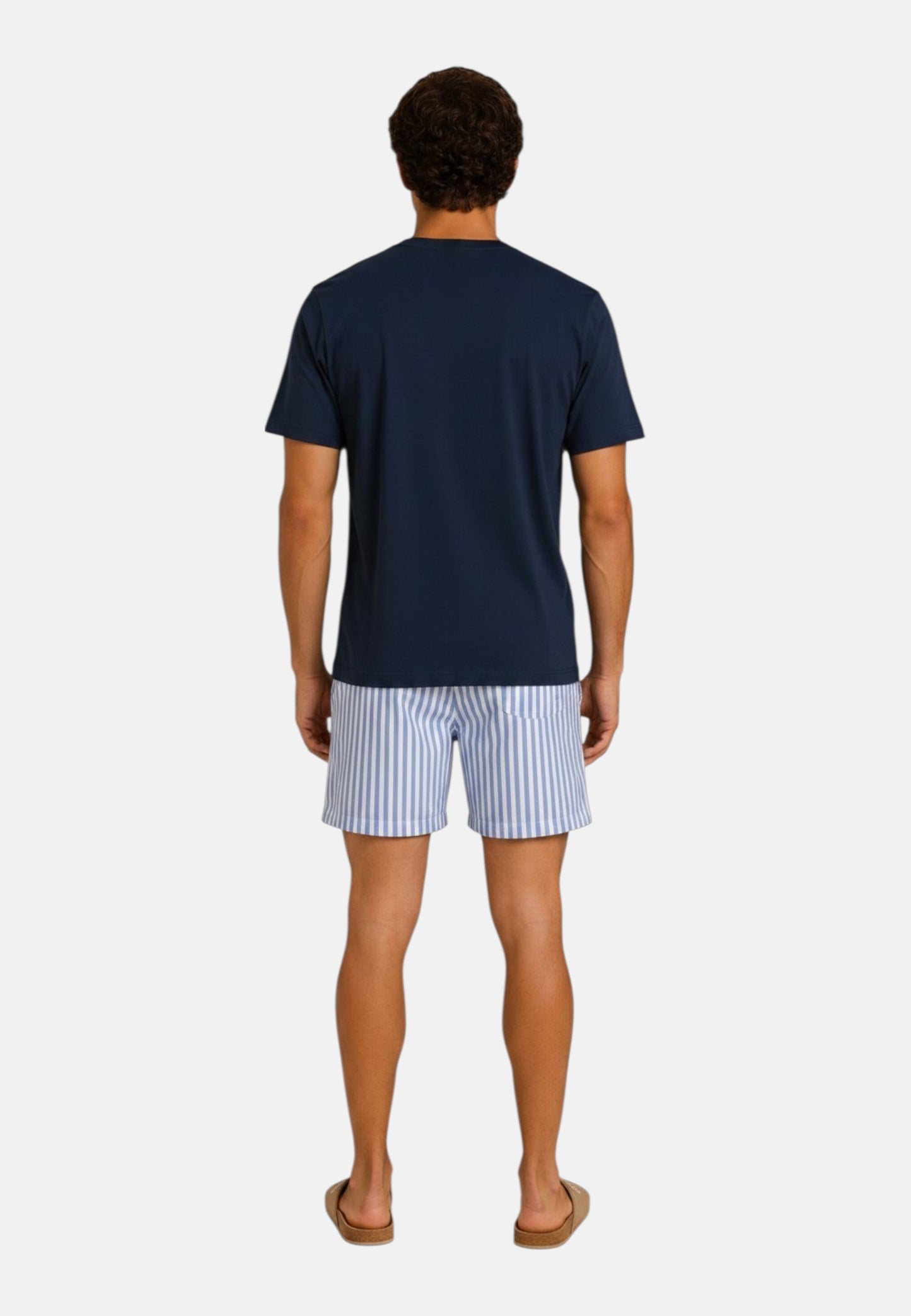 T-Shirt Manica Corta Uomo Mc2 Saint Barth Stampa E/O Ricamo Frontale Spritz Clock Portofino POT0001