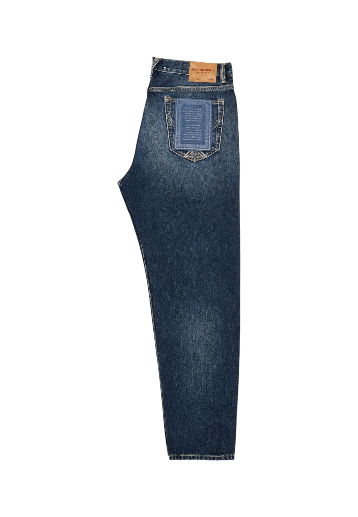 Jeans Carrot Fit Uomo Roy Roger's Denim di cotone, lavaggio Rose Hill, linea Re-Search Dapper Re-Search RSC002CT253259
