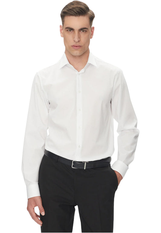 Camicia Manica lunga Uomo Calvin klein  Regular Essential Poplin Stretch LV019EU001