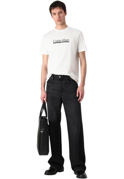 T-Shirt Manica Corta Uomo Calvin klein  30S Eu Sp Outline LV04RC852G