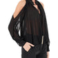Blusa Manica lunga Donna Liu Jo Con Cut-Out  CF5396TS869