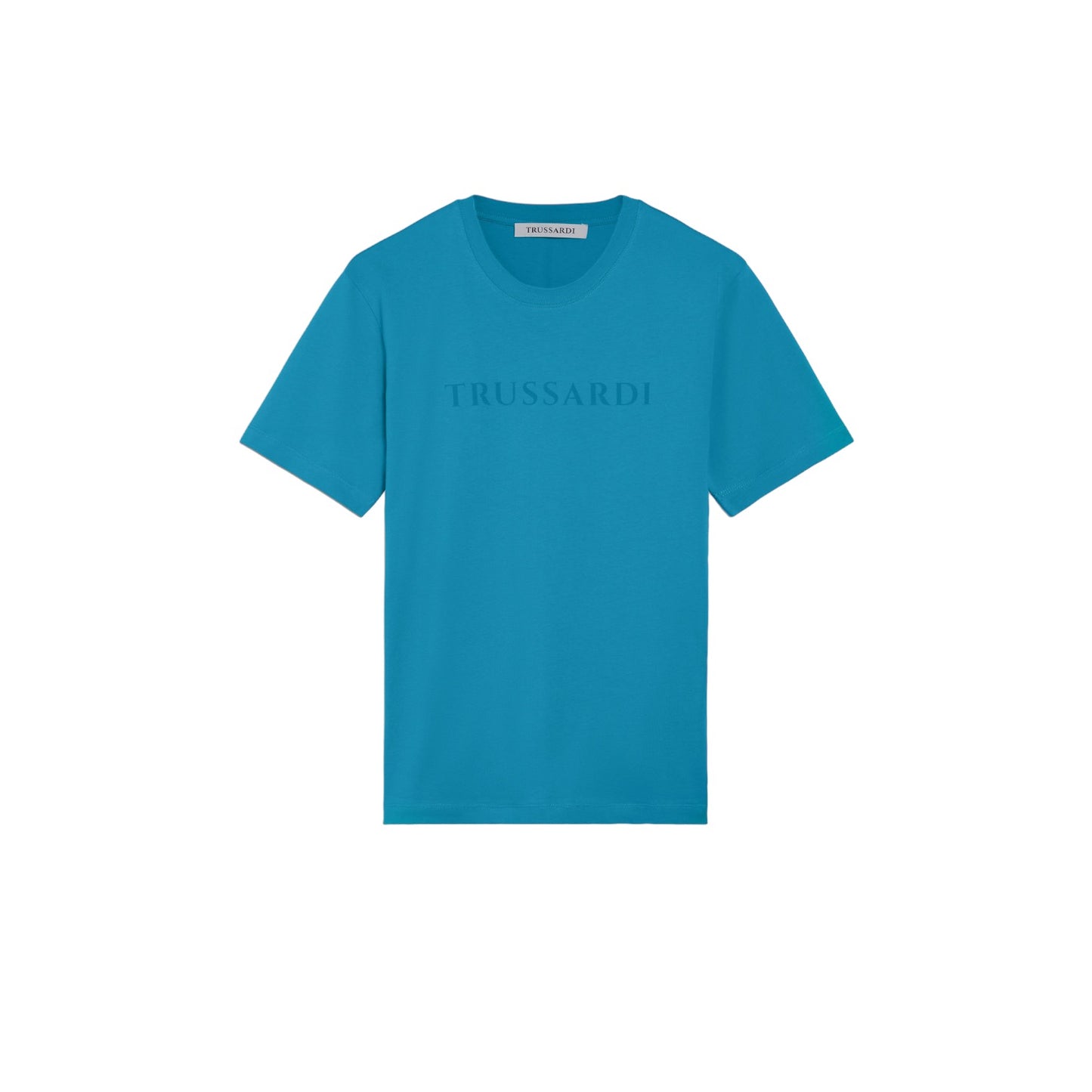 T-Shirt Manica Corta Uomo Trussardi  Lettering Print Cotton Jersey 30/1 52T00724-1T005381